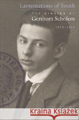 Lamentations of Youth: The Diaries of Gershom Scholem, 1913-1919 - stan bdb 9780674026698 Gershom Scholem Anthony David Skinner A780674026698 Belknap Press - książka