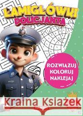 Łamigłówki policjanta z naklejkami Katarzyna Salamon 9788367900287 Martel - książka