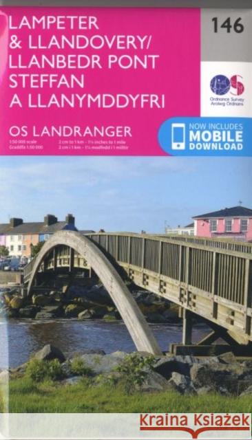 Lampeter & Llandovery Ordnance Survey 9780319262443 Ordnance Survey - książka