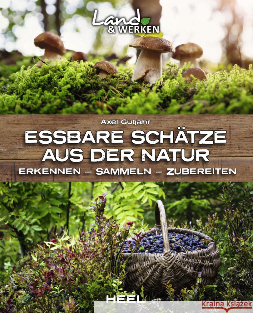 Land & Werken: Die Reihe für Nachhaltigkeit und Selbstversorgung - Essbare Schätze aus der Natur Gutjahr, Axel 9783966641746 Heel Verlag - książka