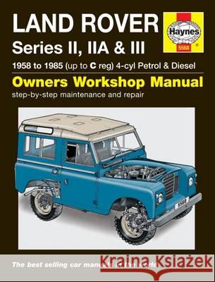 Land Rover Series II, IIa & III Petrol & Diesel Se: 58-85 Haynes Publishing 9781785210211 Haynes Publishing Group - książka