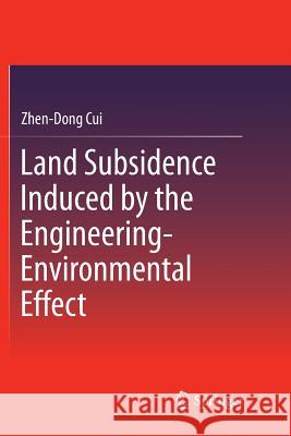 Land Subsidence Induced by the Engineering-Environmental Effect Zhen-Dong Cui 9789811356933 Springer - książka