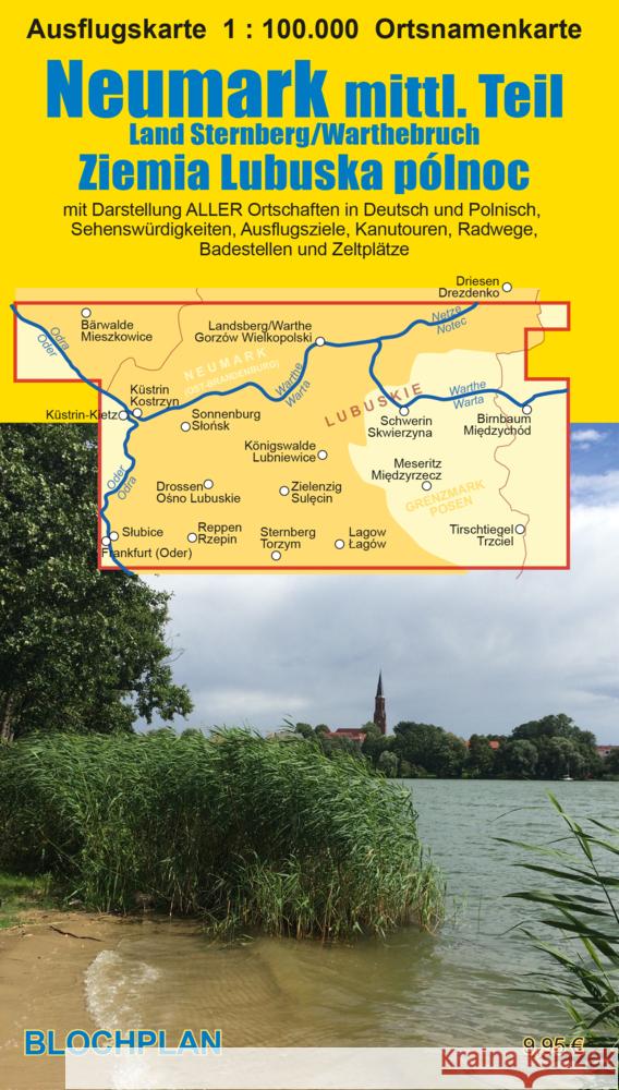 Landkarte Neumark - mittlerer Teil Bloch, Dirk 9783982296913 Blochplan - książka