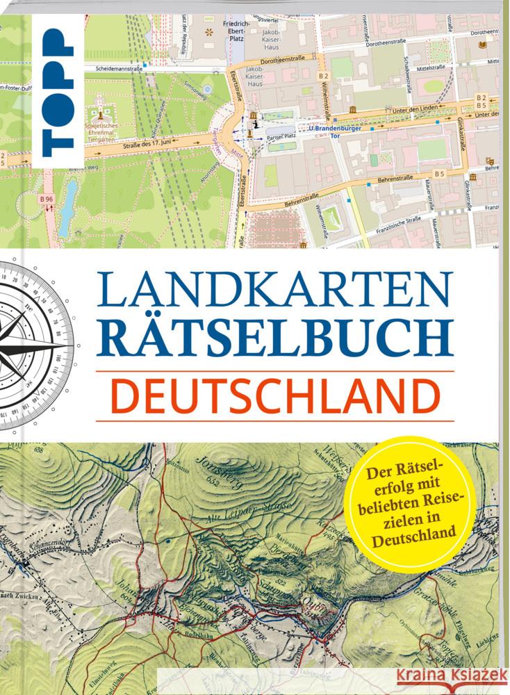 Landkarten Rätselbuch - Deutschland Pautner, Norbert 9783772445859 Frech - książka