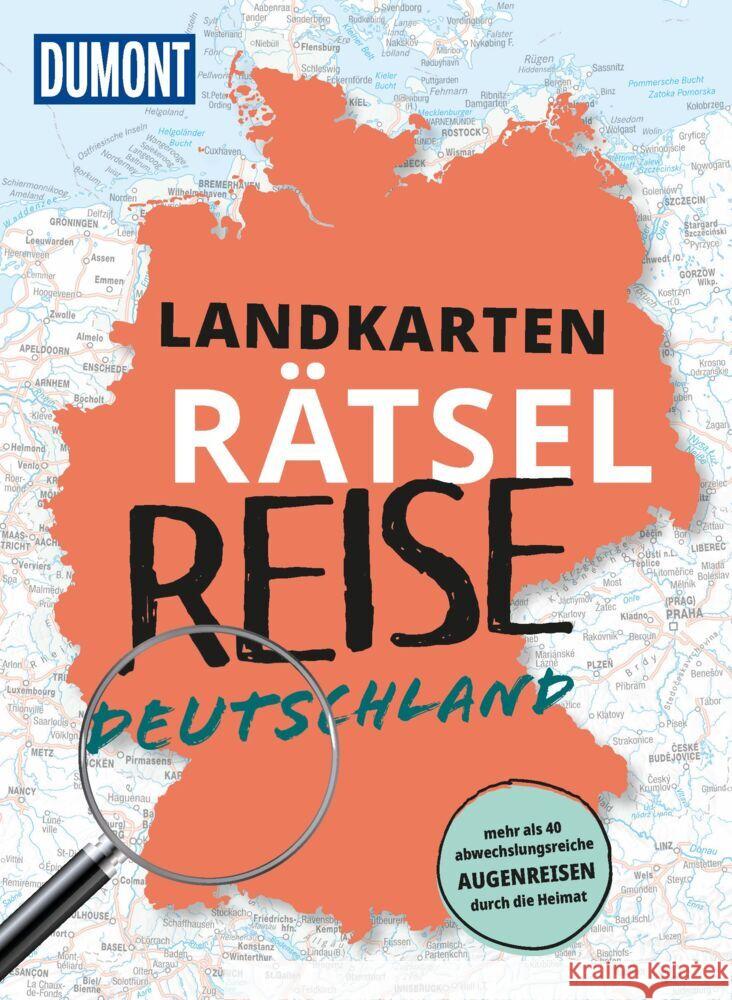 Landkarten-Rätselreise Deutschland Ormo, Nadine, Laufersweiler, Michael 9783616031019 DuMont Reiseverlag - książka