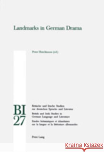 Landmarks in German Drama  9783906766478 Verlag Peter Lang - książka