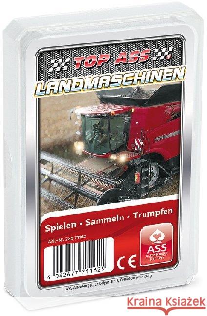 Landmaschinen, Quartett (Kartenspiel)  4042677711526 ASS Spielkartenfabrik - książka