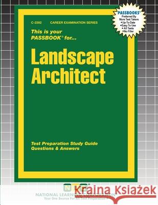 Landscape Architect Passbooks 9781799323921 National Learning Corp - książka