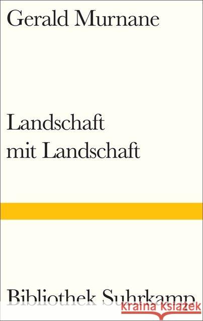 Landschaft mit Landschaft Murnane, Gerald 9783518225141 Suhrkamp - książka