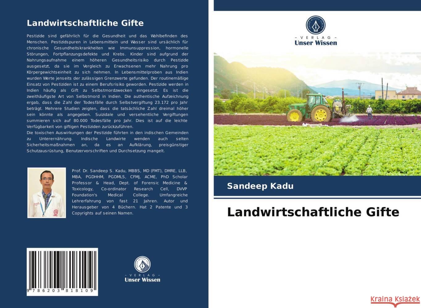 Landwirtschaftliche Gifte Kadu, Sandeep 9786203818109 Verlag Unser Wissen - książka