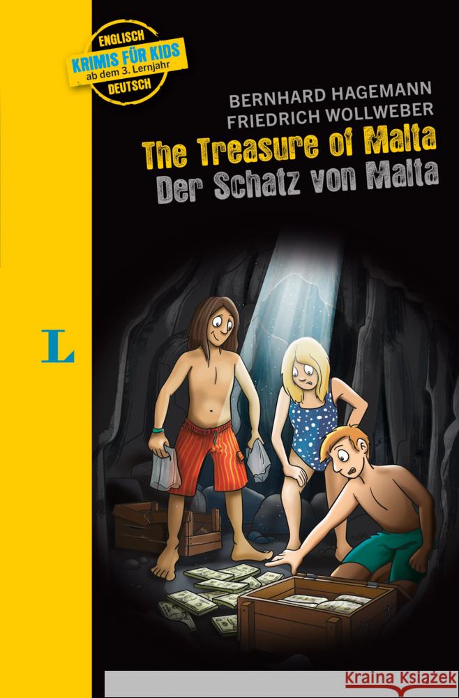 Langenscheidt Krimis für Kids - The Treasure of Malta - Der Schatz von Malta  9783125634596 Langenscheidt bei PONS - książka