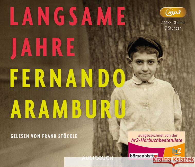 Langsame Jahre, 2 MP3-CDs : MP3 Format, Lesung. Ungekürzte Ausgabe Aramburu, Fernando 9783958625242 Audiobuch - książka
