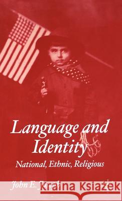 Language and Identity: National, Cultural, Religious Joseph, J. 9780333997529 Palgrave MacMillan - książka