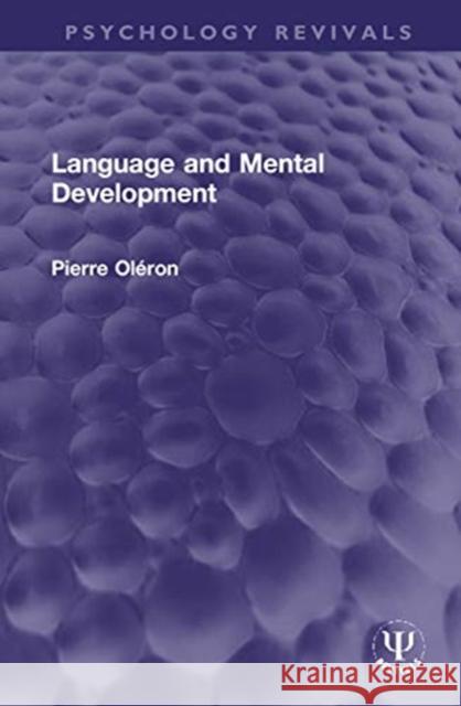 Language and Mental Development Ol 9781032013503 Routledge - książka