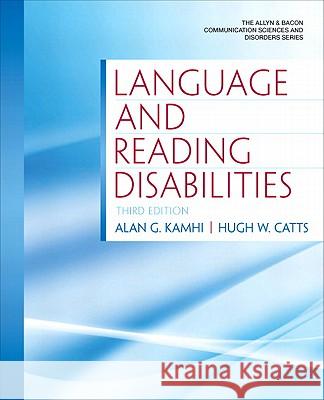 Language and Reading Disabilities Alan Kamhi 9780137072774  - książka