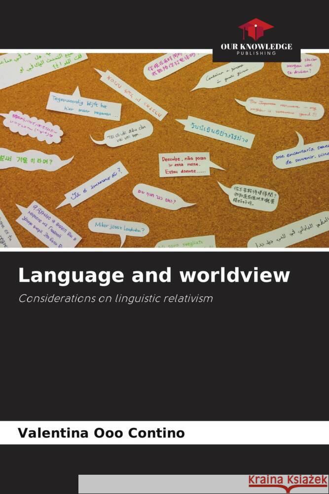 Language and worldview Ooo Contino, Valentina 9786204404165 Our Knowledge Publishing - książka