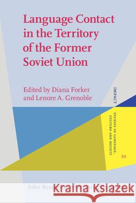 Language Contact in the Territory of the Former Soviet Union  9789027208583 John Benjamins Publishing Co - książka