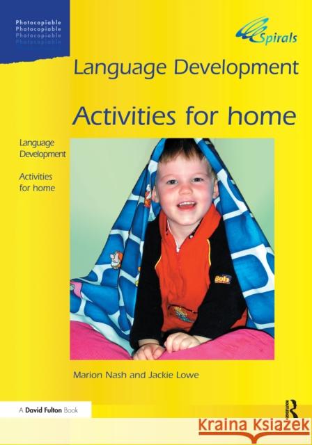 Language Development 1a: Activities for Home Marion Nash Jackie Lowe 9781138175488 David Fulton Publishers - książka