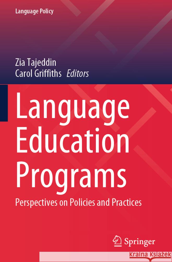 Language Education Programs  9783031387562 Springer - książka