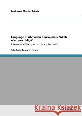 Language in Ahmadou Kourouma's 