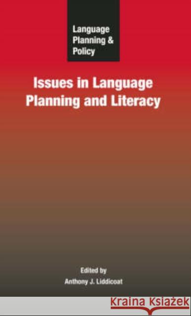 Language Planning and Policy: Issues in Language Planning and Literacy  9781853599774 MULTILINGUAL MATTERS LTD - książka