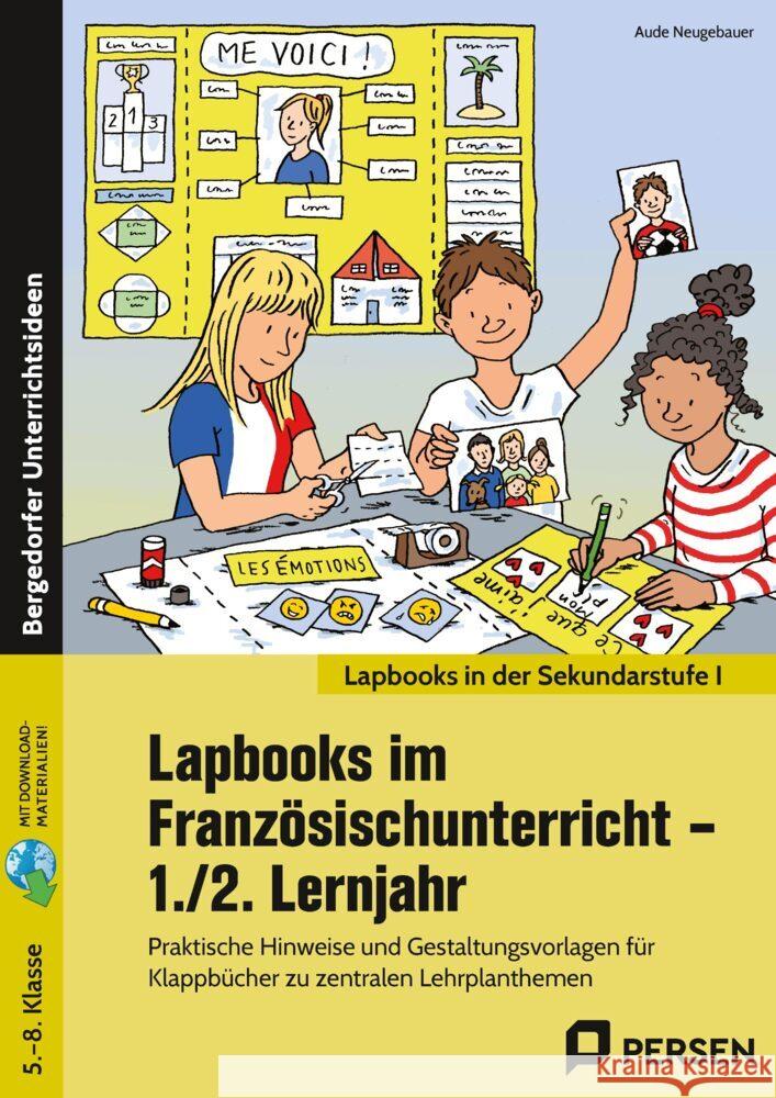 Lapbooks im Französischunterricht - 1./2. Lernjahr Neugebauer, Aude 9783403208532 Persen Verlag in der AAP Lehrerwelt - książka