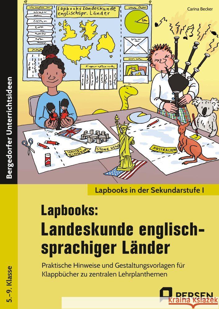 Lapbooks: Landeskunde englischsprachiger Länder Becker, Carina 9783403208730 Persen Verlag in der AAP Lehrerwelt - książka