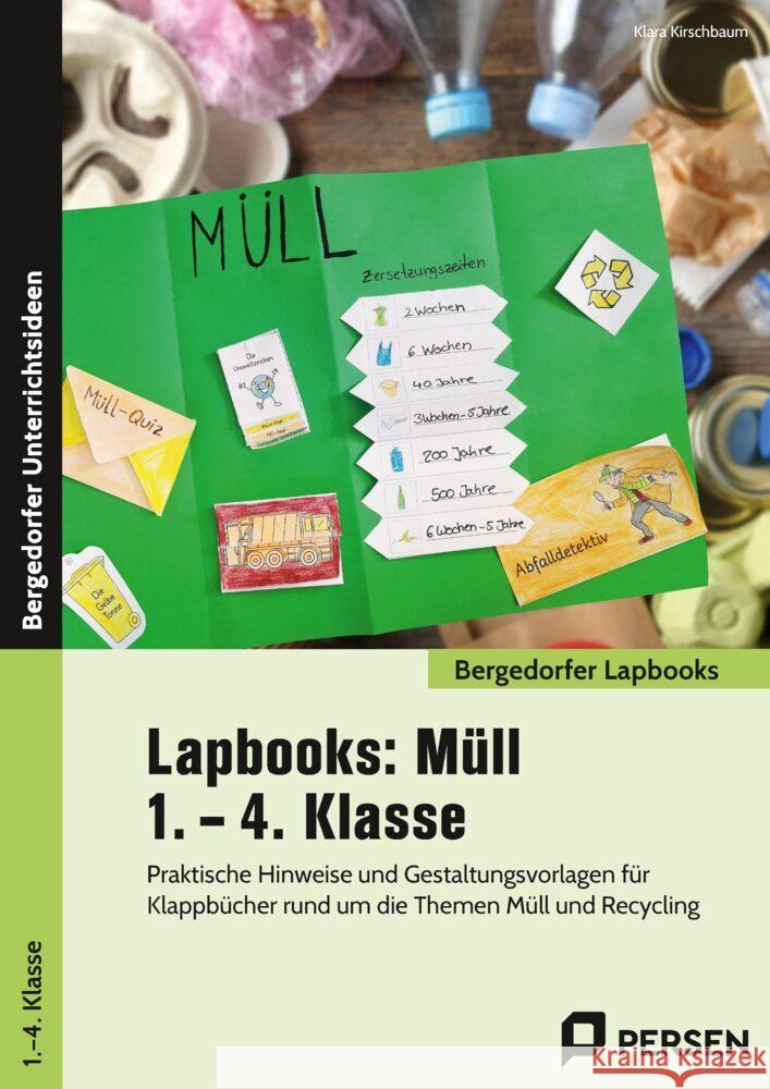 Lapbooks: Müll - 1. - 4. Klasse Kirschbaum, Klara 9783403209317 Persen Verlag in der AAP Lehrerwelt - książka