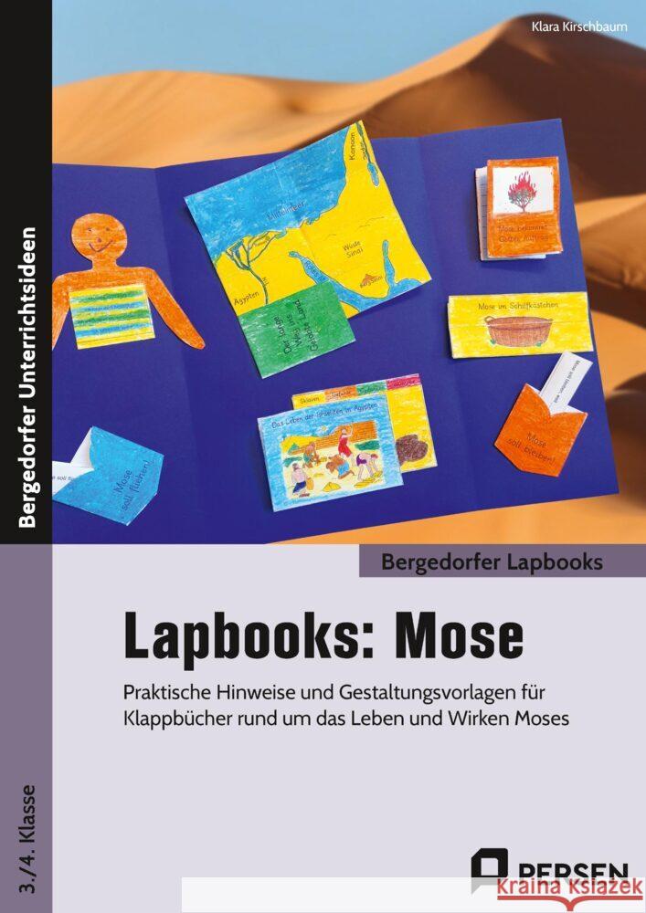 Lapbooks: Mose - 3./4. Klasse Kirschbaum, Klara 9783403208891 Persen Verlag in der AAP Lehrerwelt - książka