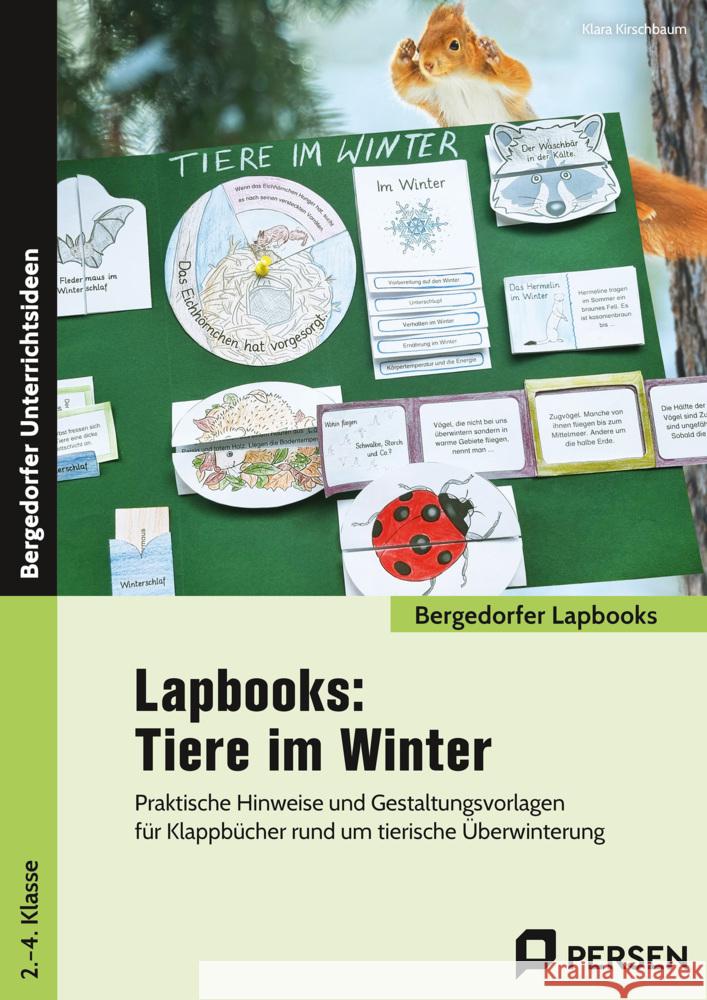 Lapbooks: Tiere im Winter - 1.-4. Klasse Kirschbaum, Klara 9783403210788 Persen Verlag in der AAP Lehrerwelt - książka