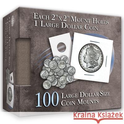 Large Dollar 2x2 Coin Mounts Cube 100 Count Whitman 9780794836306 Whitman Coin Products - książka