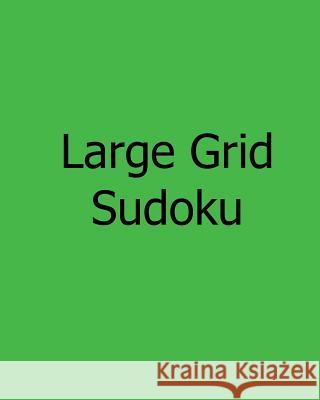 Large Grid Sudoku: Fun, Large Print Sudoku Puzzles Allen Walters 9781481146197 Createspace - książka