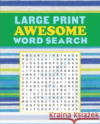 Large Print Awesome Word Search Editors of Thunder Bay Press 9781645177340 Thunder Bay Press - książka