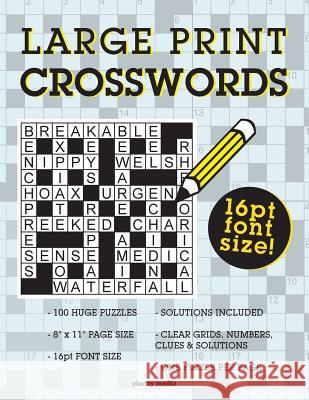 Large Print Crosswords Clarity Media 9781512209013 Createspace - książka