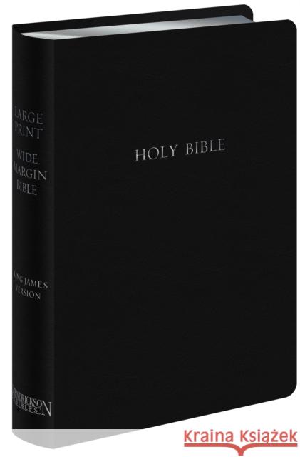 Large Print Wide Margin Bible-KJV Hendrickson Bibles 9781619700871 Hendrickson Bibles - książka