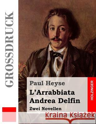 L'Arrabbiata / Andrea Delfin (Großdruck): Zwei Novellen Heyse, Paul 9781508430629 Createspace - książka