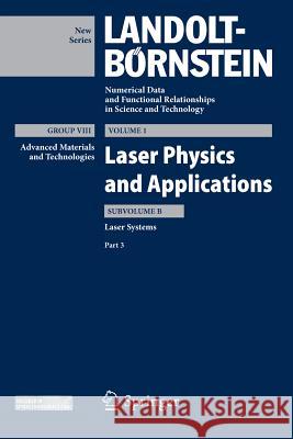 Laser Systems, Part 3 Bernd Eppich Bernd Sumpf Oliver Ambacher 9783642141768 Not Avail - książka