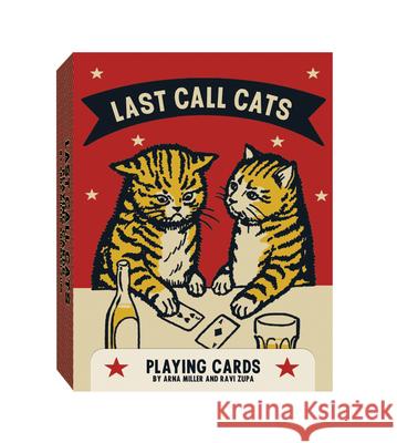 Last Call Cats Playing Cards Arna Miller Ravi Zupa 9781797205144 Chronicle Books - książka