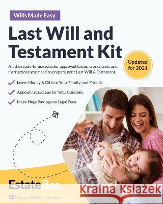 Last Will and Testament Kit Estatebee 9781913889173 Estatebee Limited - książka