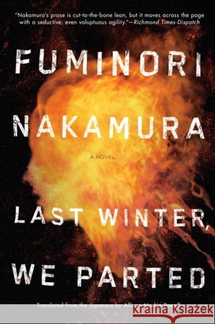 Last Winter We Parted Fuminori Nakamura Allison Markin Powell 9781616956141 Soho Crime - książka