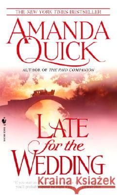 Late for the Wedding Quick, Amanda 9780553584868 Bantam Books - książka