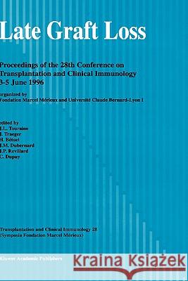 Late Graft Loss: Proceedings of the 28th Conference on Transplantation and Clinical Immunology, 3-5 June, 1996 Touraine, J. -L 9780792343158 Kluwer Academic Publishers - książka
