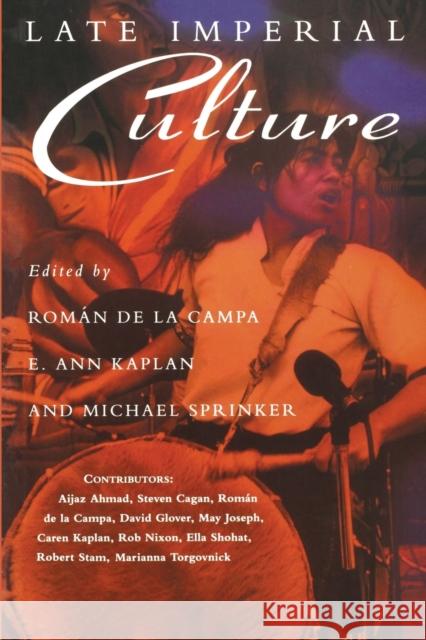 Late Imperial Culture Michael Sprinker Roman d E. Ann Kaplan 9781859840504 Verso - książka