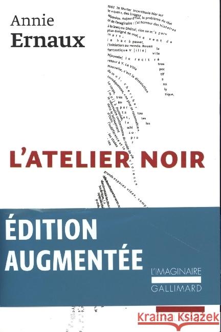 L'Atelier Noir Ernaux, Annie 9782072958441 Gallimard - książka