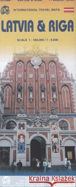 Latvia and Riga: 2015  9781553412281 ITMB Publishing - książka