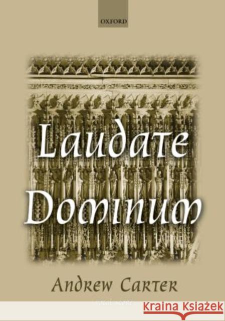 Laudate Dominum  9780193355040 Oxford University Press - książka