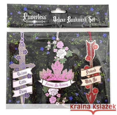 Lauren Roberts: Powerless Trilogy Deluxe Bookmark Set (Set of 3) Insight Editions 9798337402994 Insight Editions - książka