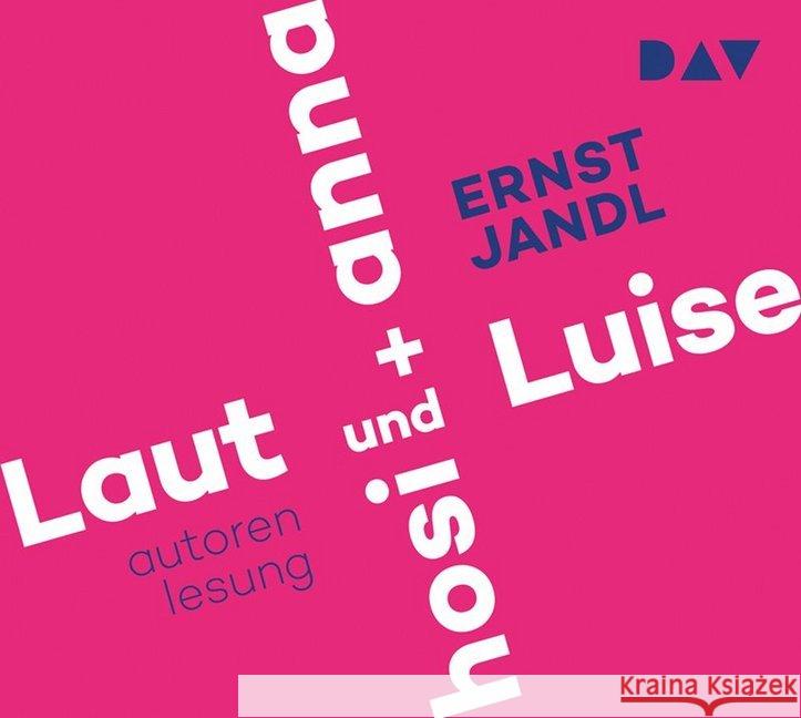 Laut und Luise / hosi + anna, 1 Audio-CD : Autorenlesung (1 CD), Lesung Jandl, Ernst 9783742402363 Der Audio Verlag, DAV - książka