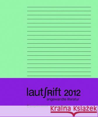 Lautschrift 2012  9783990434857 Ambra Verlag - książka