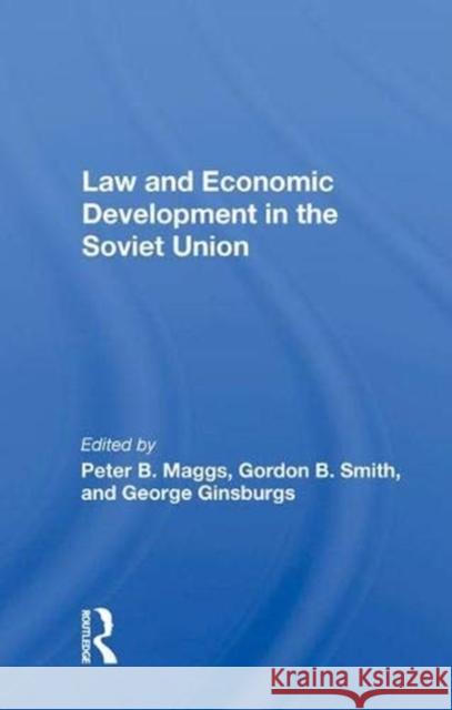 Law and Economic Development in the Soviet Union  9780367019266 Taylor and Francis - książka